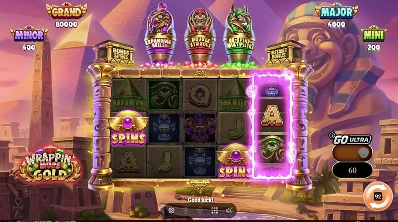 Wrappin' More Gold - rollen van het basisspel met iconen
